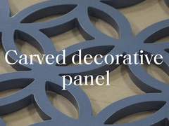 Paneles decorativos tallados