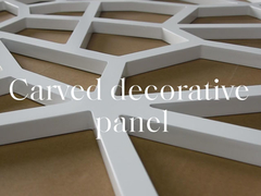 Paneles decorativos tallados