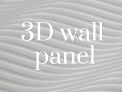 Resistencia a la humedad 3D paneles de pared decorativos de cartón MDF Diseño tridimensional