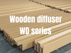 Difusor acústico QRD de madera de forma cuadrada con dispersión de sonido mejorada para estudio