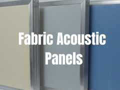 Panel de pared de laminado plano amortiguador del sonido MDF tamaño personalizado para hotel de oficina