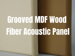 No hay polvo NRC de fibra blanda de tejido paneles acústicos decorativos de 25 mm 50 mm de espesor