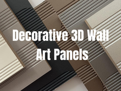 OEM 3D paneles de arte de pared de cartón MDF decorativo para salas comerciales y de estar
