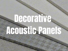 Fácil de instalar paneles materiales reciclables paneles acústicos decorativos