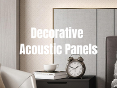 Panel acústico decorativo portátil y ligero acabado de tela