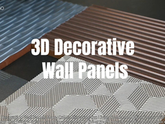 1200x2400mm 3D paneles de pared en relieve para el salón y la decoración de la oficina