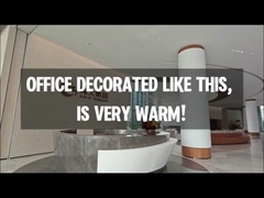 Mejorar el equilibrio visual y acústico con paneles de ranura Winego en espacios públicos