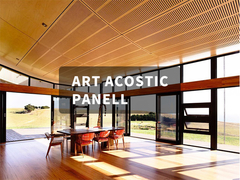 Panel acústico perforado de aluminio ecológico y de alto NRC para habitaciones