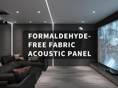 Grado E1 Tejido ecológico paneles acústicos insonorizados espesor 25 mm 50 mm