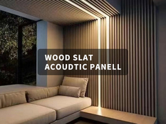 Paneles acústicos de pizarra de madera de alta densidad para espacios modernos fáciles de instalar