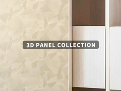 Tejas de pared decorativas en 3D paneles de carilla de pared en relieve diseño gráfico 1200x2400mm