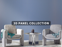 Moderno diseño de paneles acústicos de chapa en relieve 1200x2400mm para uso de oficina