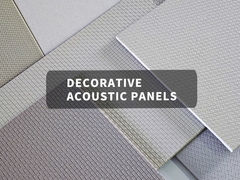 Panel acústico decorativo PET para salones exclusivos