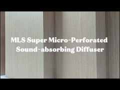 Difusor de absorción de sonido supermicroperforado MLS