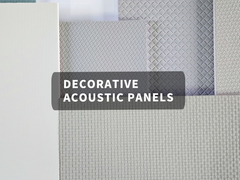 Panel acústico decorativo de material ecológico para paredes y techos