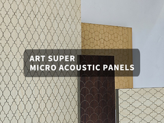 Panel acústico micro perforado para el interior de MDF, panel de sonido acústico para paredes OEM