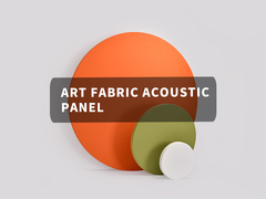 Panel acústico de tela de diferentes colores con alta densidad para paredes