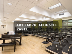 Panel acústico de fibra de alta densidad libre de polvo para escuelas y estudios