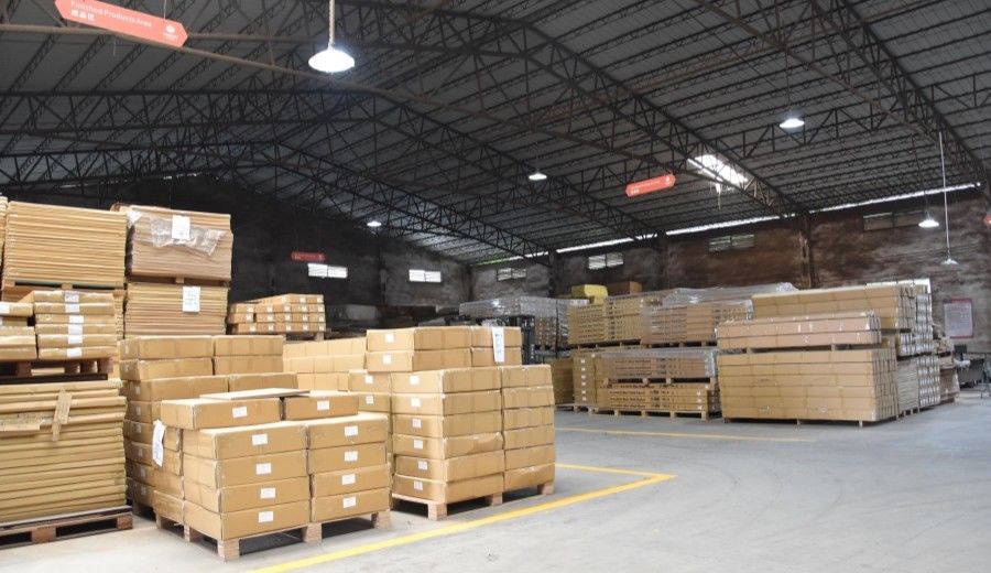 Guangzhou Wuyang Yiguan Acoustic Materials Co., Ltd. línea de producción del fabricante