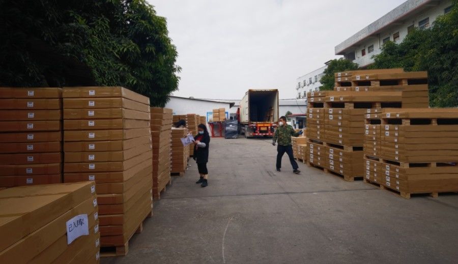 Guangzhou Wuyang Yiguan Acoustic Materials Co., Ltd. línea de producción del fabricante