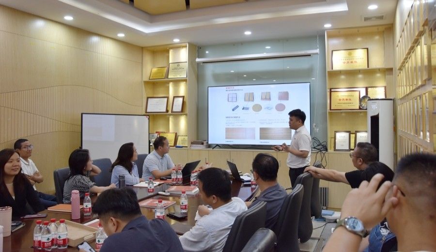 Guangzhou Wuyang Yiguan Acoustic Materials Co., Ltd. línea de producción del fabricante