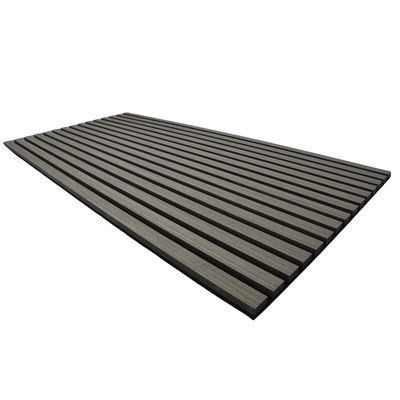 Absorción de sonido Acústico Panel de pared de pizarra de madera con respaldo de fieltro negro 0.85 NRC