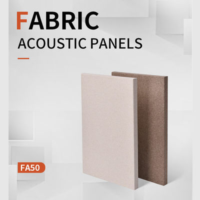 Panel acústico de tela de diferentes colores con alta densidad para paredes