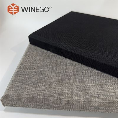 Panel de absorción de sonido de tejido acústico impermeable al agua Libre de formaldehído para interiores