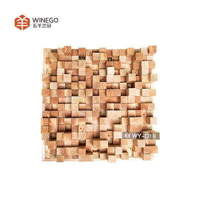 Paneles de difusores de sonido de madera acústica con múltiples acabados Espacio interior más saludable