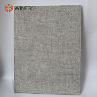 Material reciclable ecológico PET Paneles acústicos Tejido acabado 9mm 12mm de espesor
