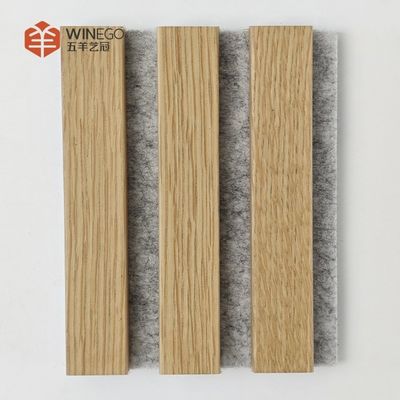 Panel acústico de pizarra de madera de primera calidad - Solución acústica elegante para interiores modernos