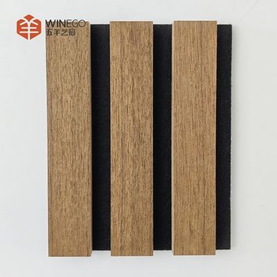 Panel acústico de pizarra de madera de alto rendimiento refinado y actualización acústica estética