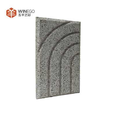 Panel acústico de lana de madera de varios colores satisface diversas necesidades estéticas