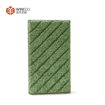 Paneles acústicos de lana de madera ecológicos para paredes de tiendas y hogares