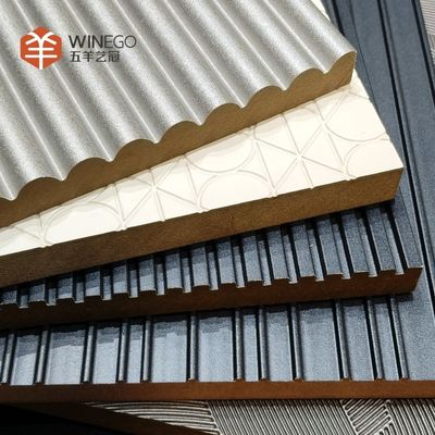 Panel de veneer en relieve de calidad superior para interiores de hogares y oficinas 2400 mm