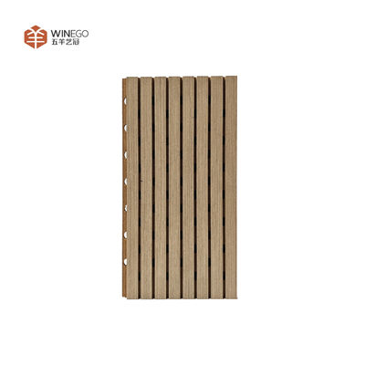 Proof de fuego elevar el diseño acústico paneles con ranuras para entornos de sonido premium
