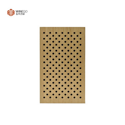 Panel acústico perforado duradero de alto NRC para soluciones de sonido en oficinas comerciales
